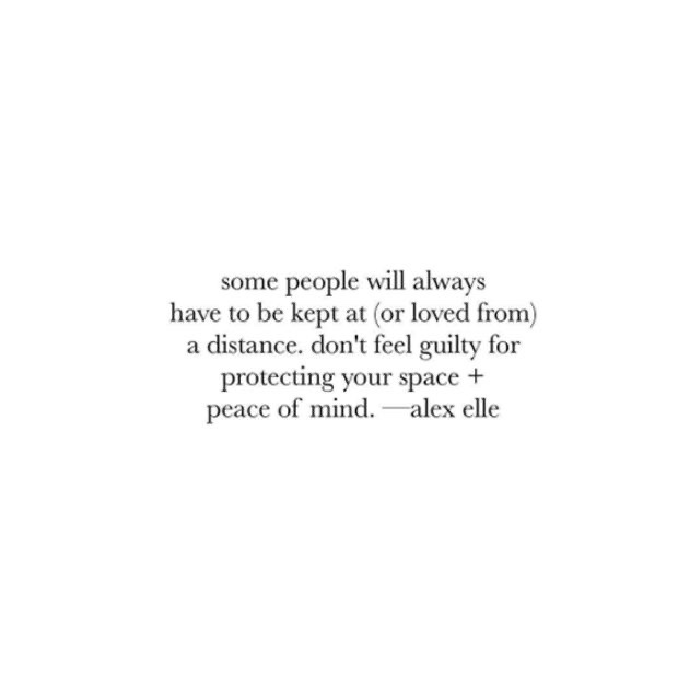 Protecting my Peace