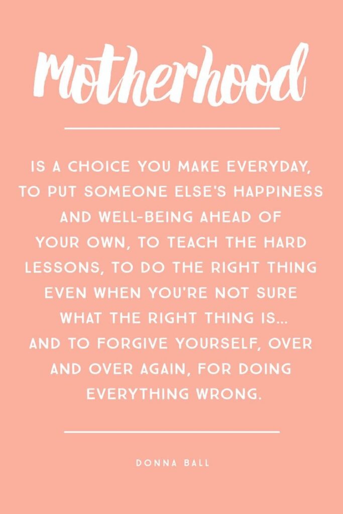 CB: Motherhood?